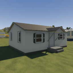 1950s small 2 bedroom prefab house (unfurnished)