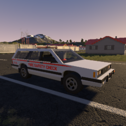 1985-1988 Grey Falcon Sundial Fire Safety Check Car