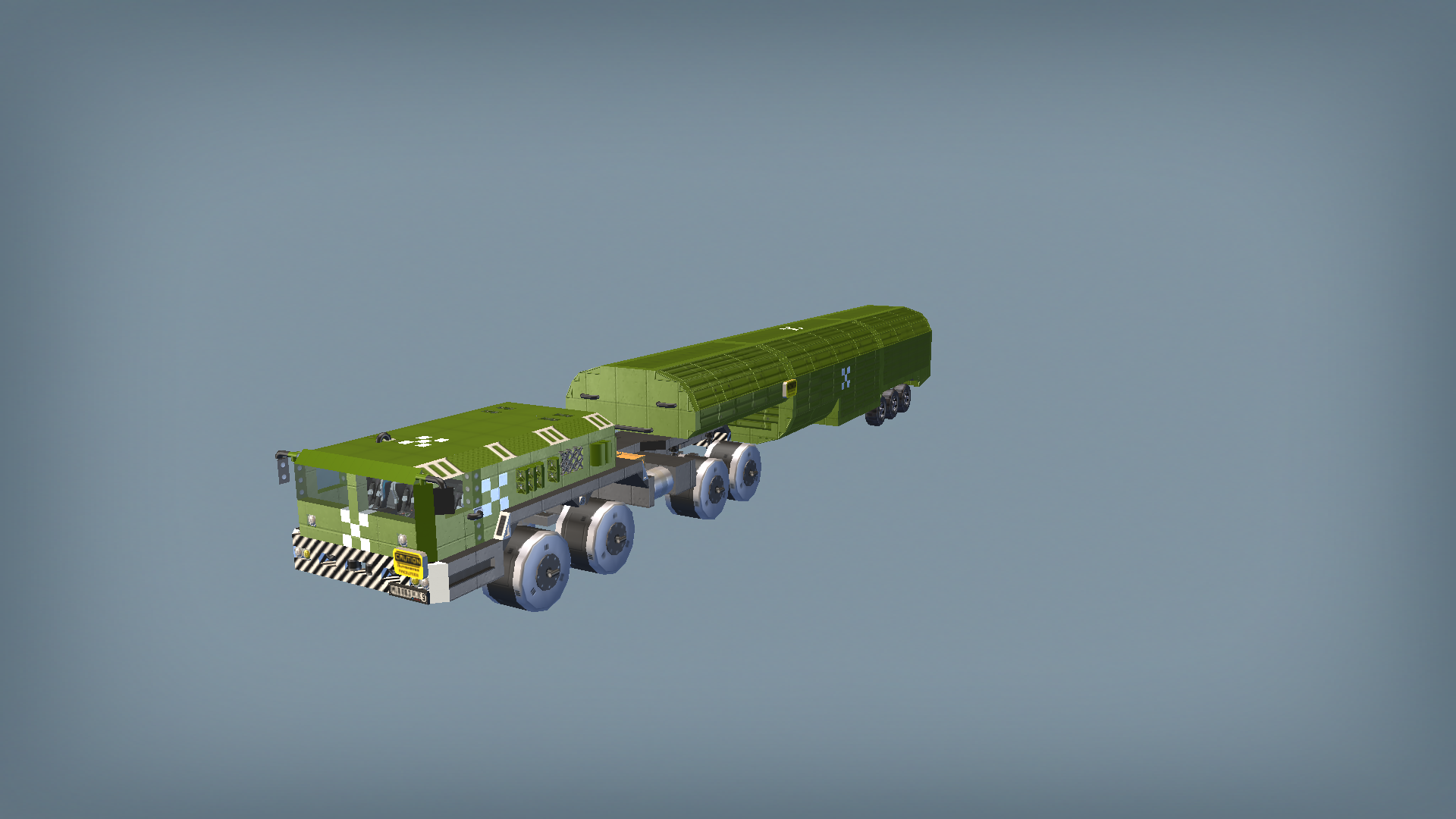 Army heavy truck (fuel tank trailer)