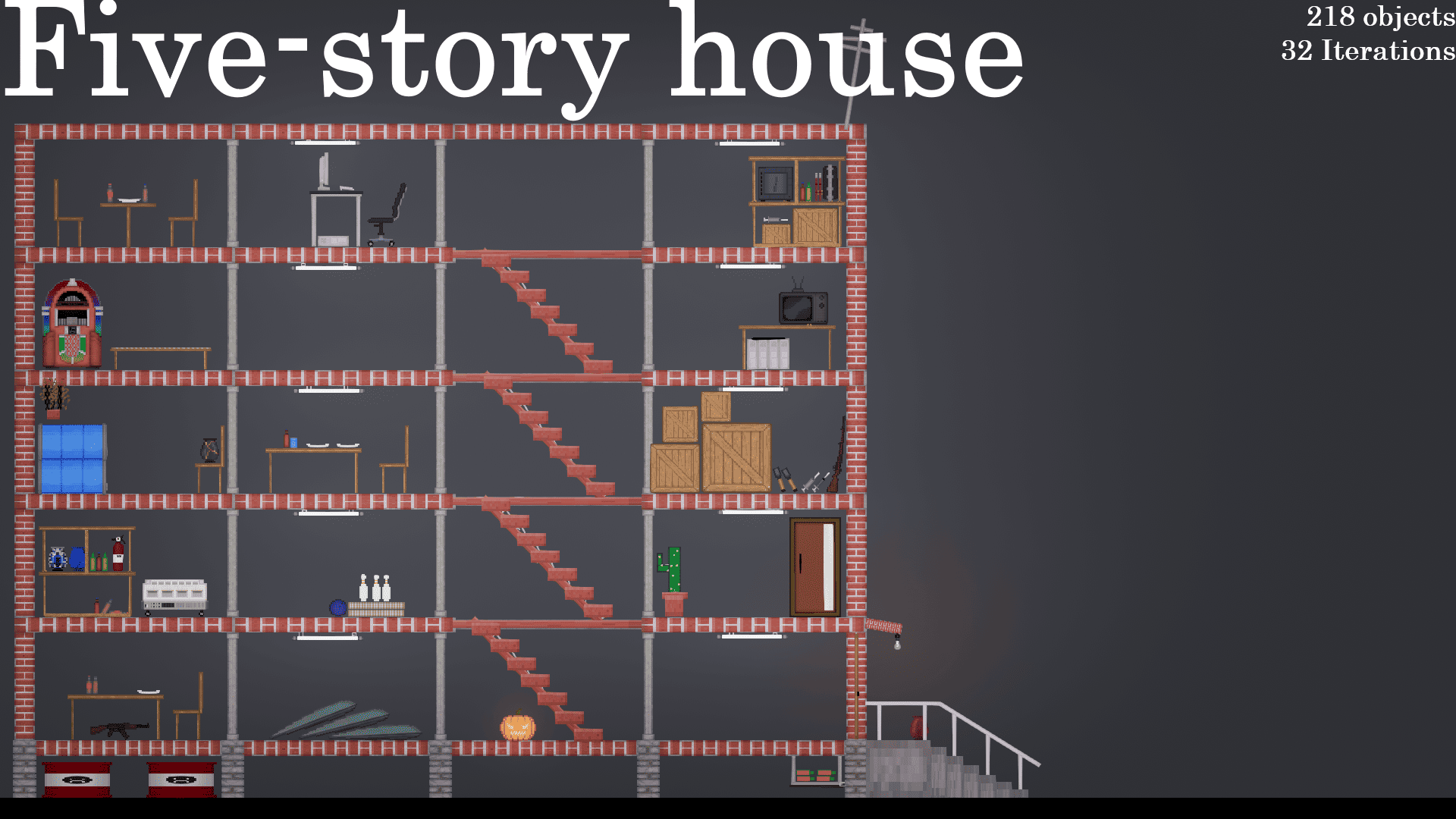 Inq five-story house