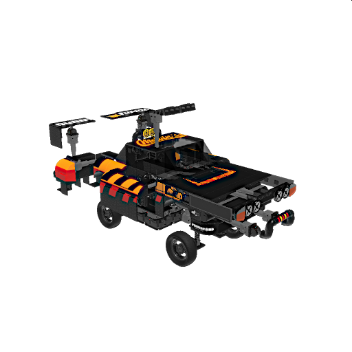 Subaru Brataroo 9500 Turbo (made by HAILEDWARFER) carbon decaled version