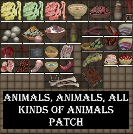 Gastronome - Animals, Animals, All Kinds of Animals Patch