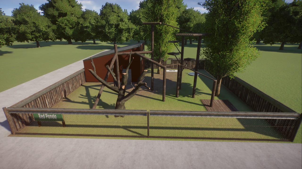 Starter Red Panda Habitat by PlasticSwans