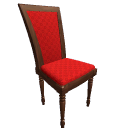 Chair Dark Red