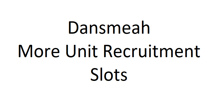 dansmeah more recruit slots