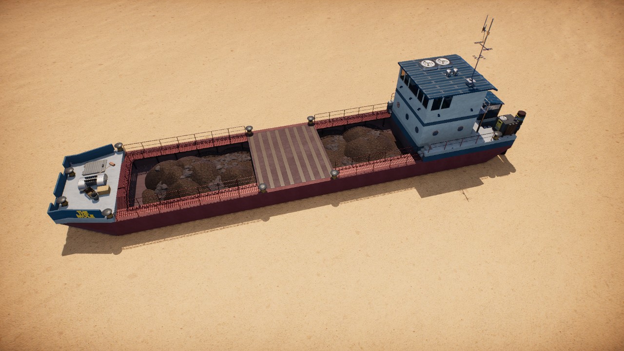 Ship - Split hopper barge