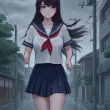 Jashin-sama AI同人动画 雨后催眠 巨乳JK古见硝子 Komi Shouko