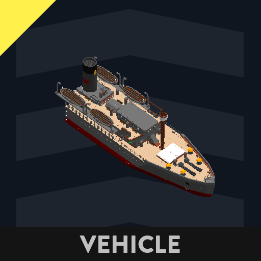 S.S. Prydain Fawr Passenger Ship Bow 1939