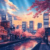 Dreamy Anime City View | SalyutSash preview