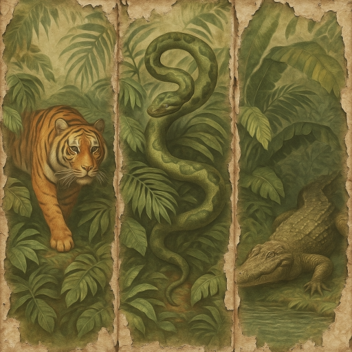 Vintage Jungle Wallpaper (Updated)