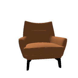 Willow Armchair Orange