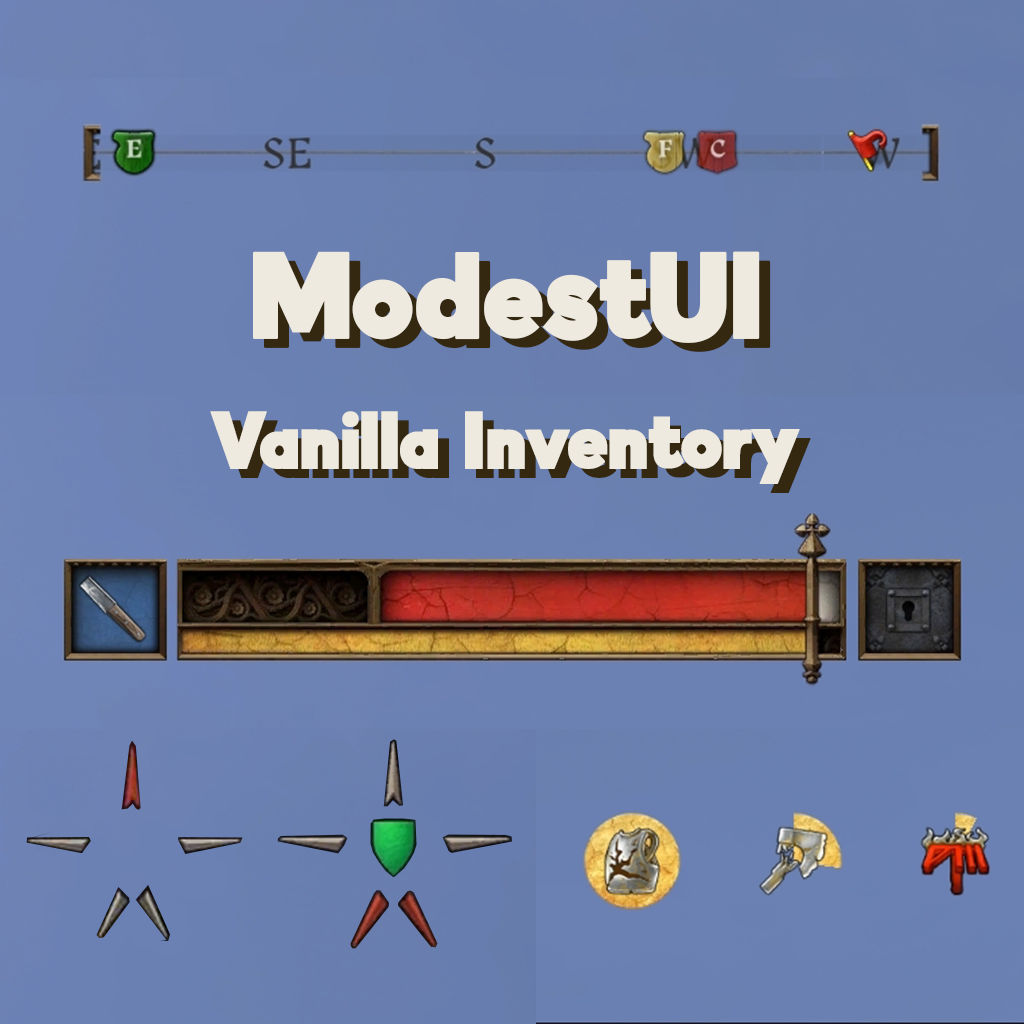 ModestUI | Vanilla Inventory Menu