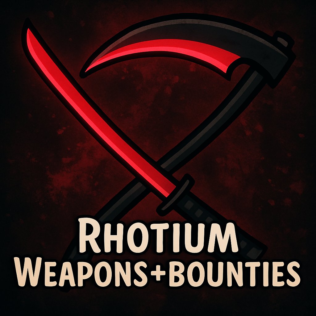 Rhodium Weapons+Bounties