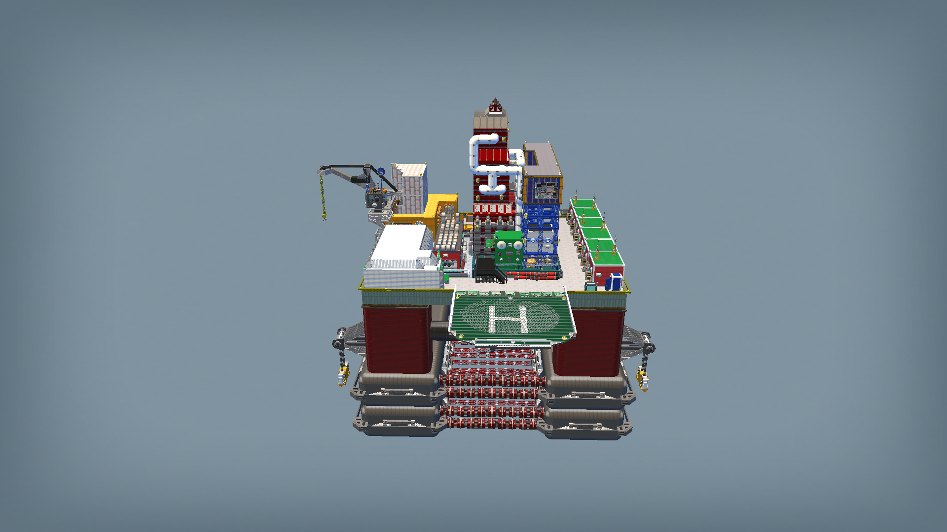 Realistic oilrig (BIG, no mods)