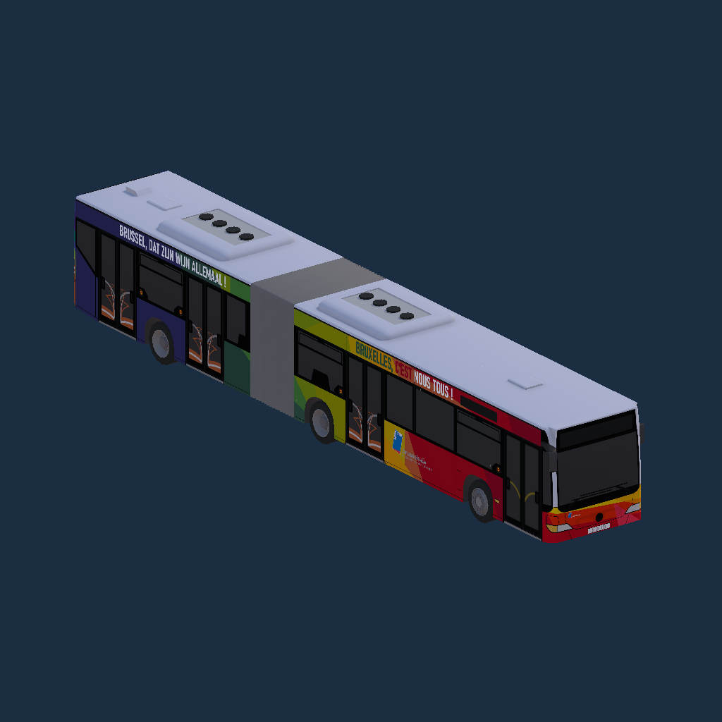 Mercedes Citaro Facelift 4p - STIB PRIDE 2024