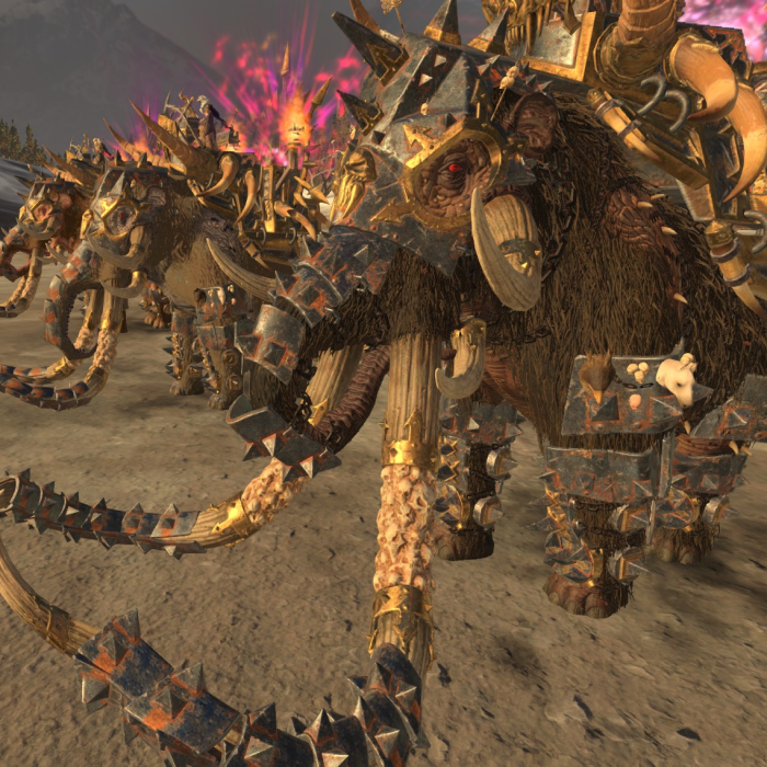 Heavy War Mammoth Warshrine Colour Variants Submod