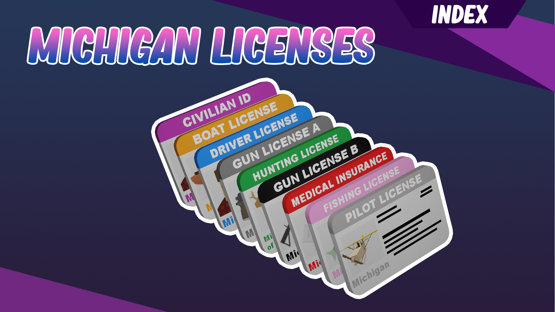 Michigan Licenses – Unturned Mod