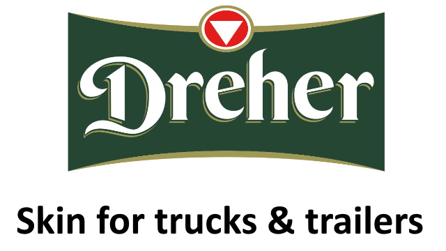 Dreher beer skin for trucks & trailers
