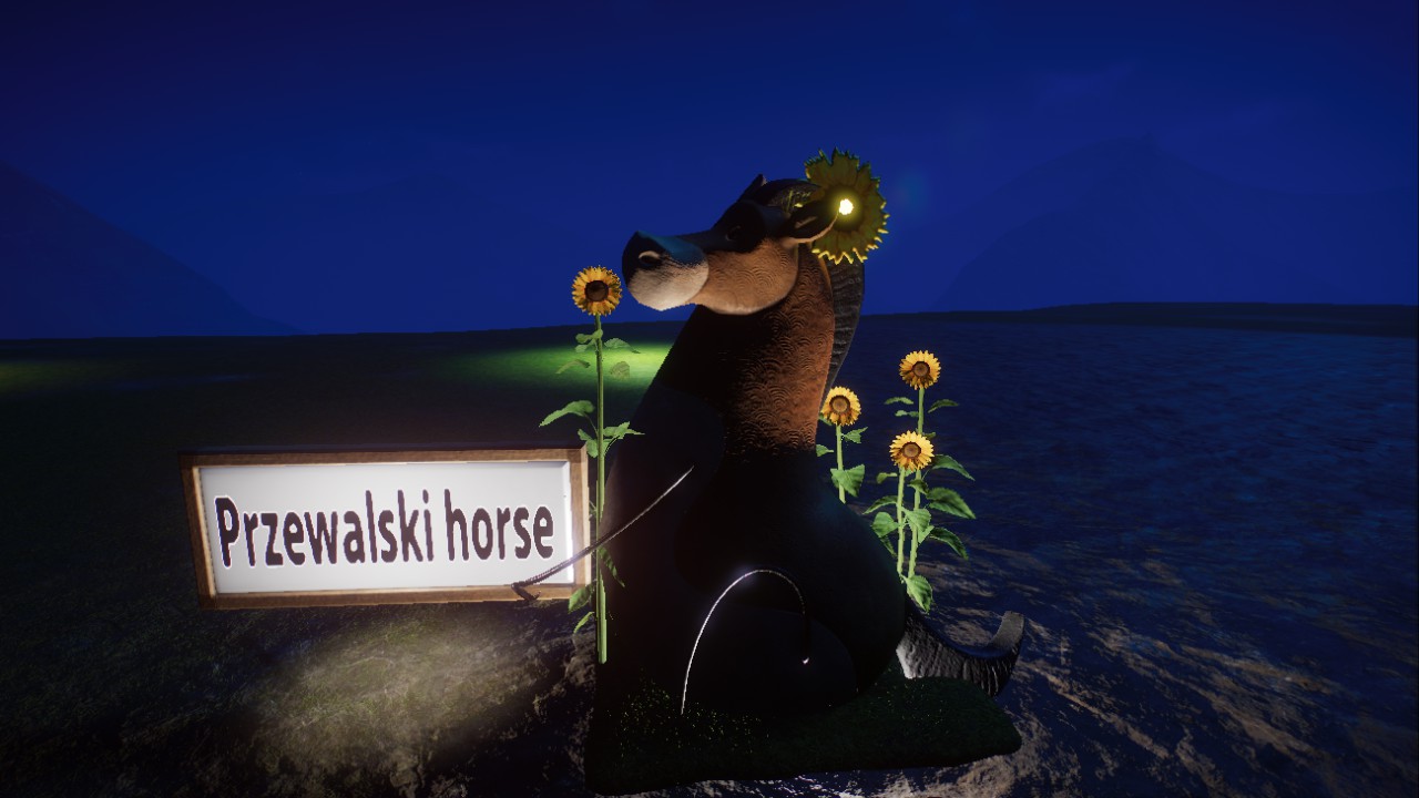 animal shield przewalski horse, Tierschild