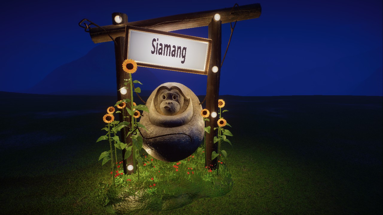 animal shield siamang, Tierschild