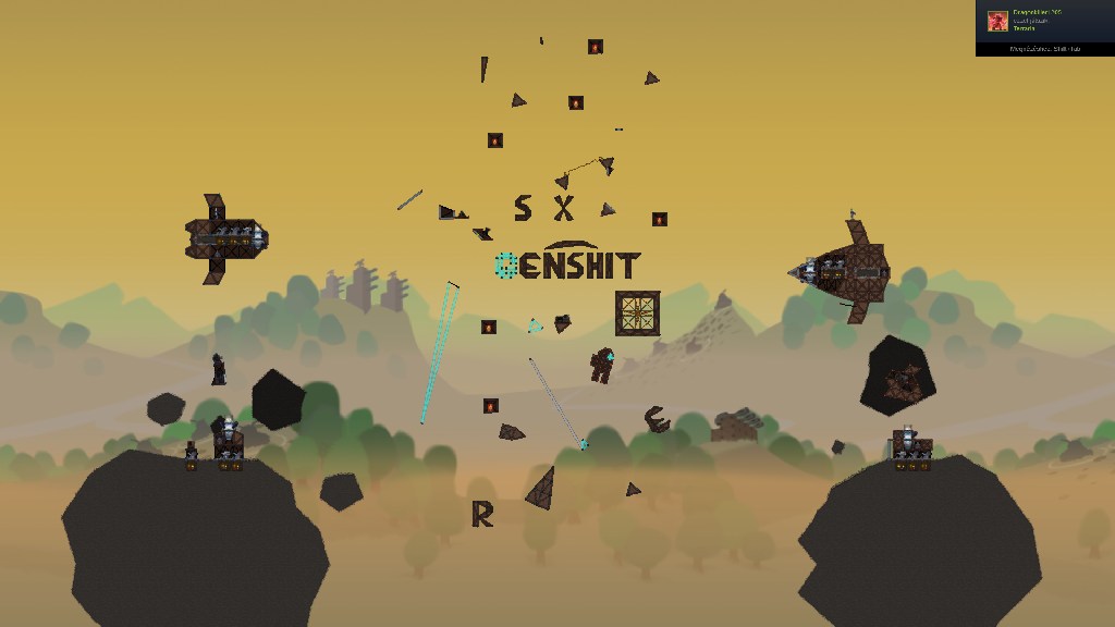 Space 2v2 & debris