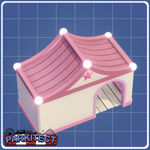 1x2 toilet - peaked roof