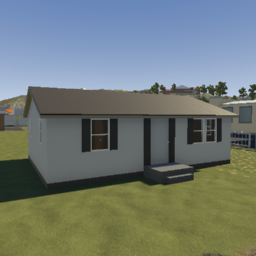 1970s 2 bedroom prefab house (unfurnished)