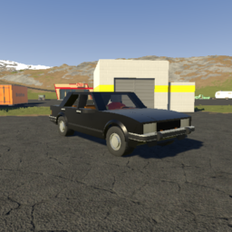 Taxi Simulator 2 Car Black