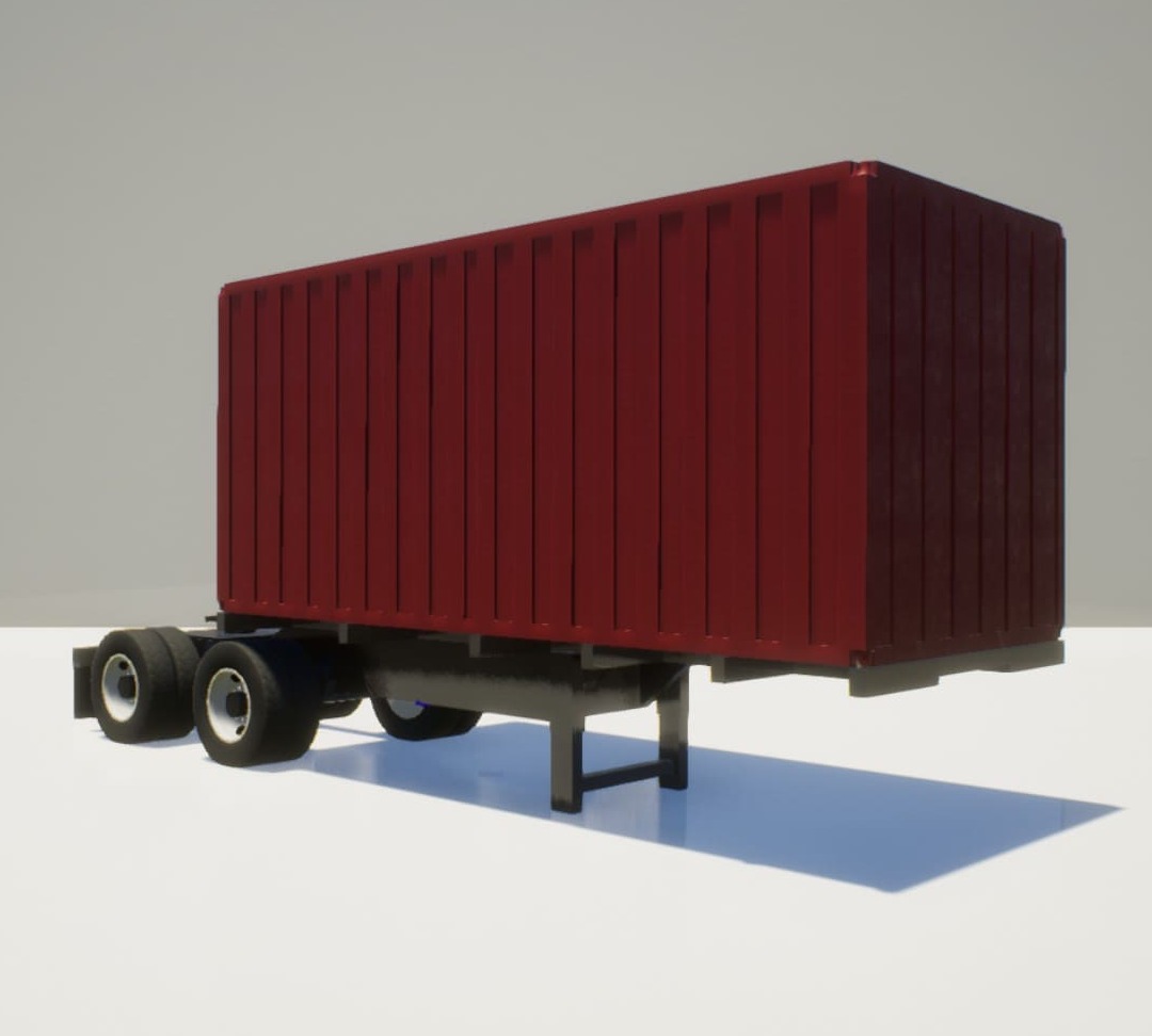 Behemoth Container Trailer (S, 5th wheel)