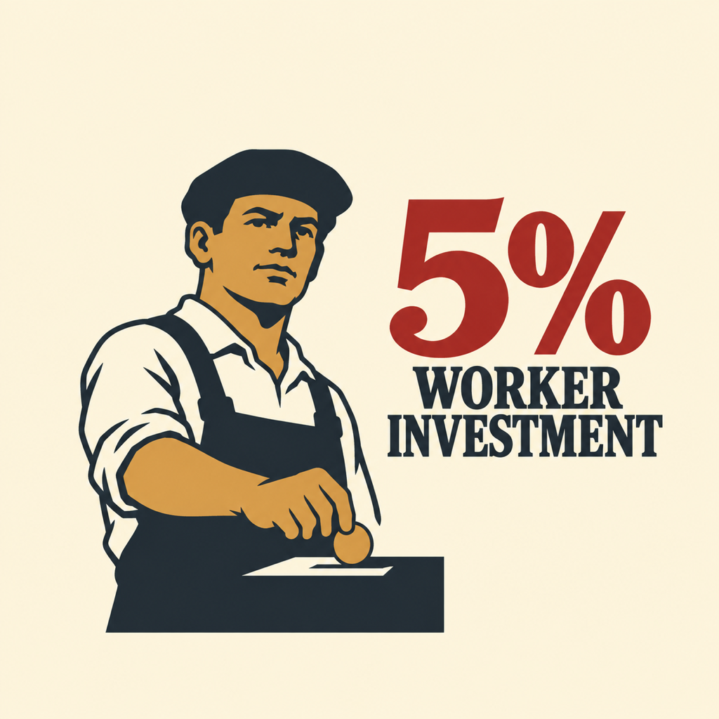 5% Worker Investment