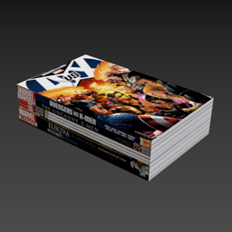 Stack of Marvel Comics (horizontal)
