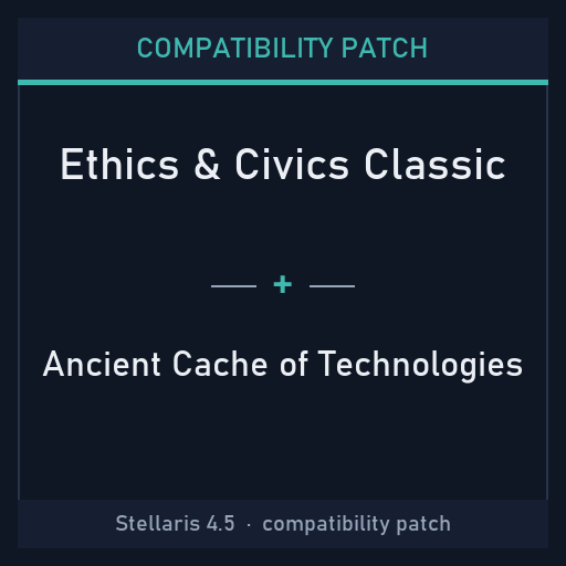 Compatibility Patch: Ethics and Civics Classic + Ancient Cache of Technologies