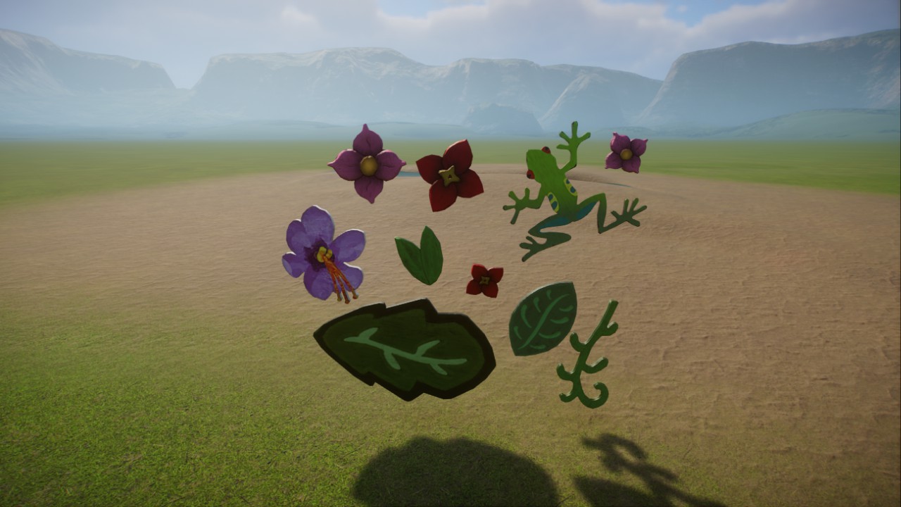 tropical wall art preview