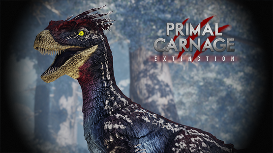 Glacial Crimson Royal Feathered Novaraptor