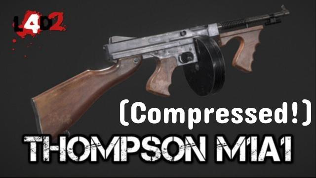 RE4 Remake Thompson M1A1 Custom (Suppressed SMG) (Compressed Edition)