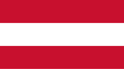 The flag of Austria