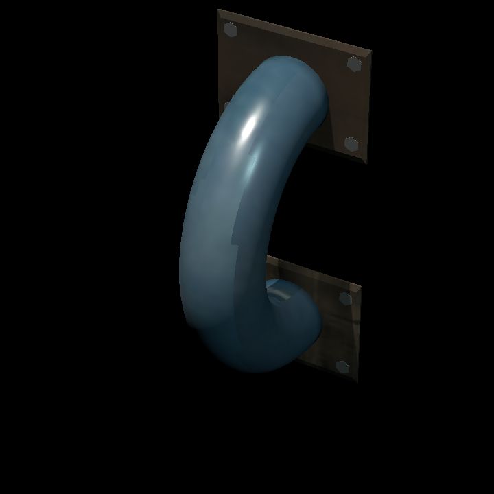 Wall pipes D - single
