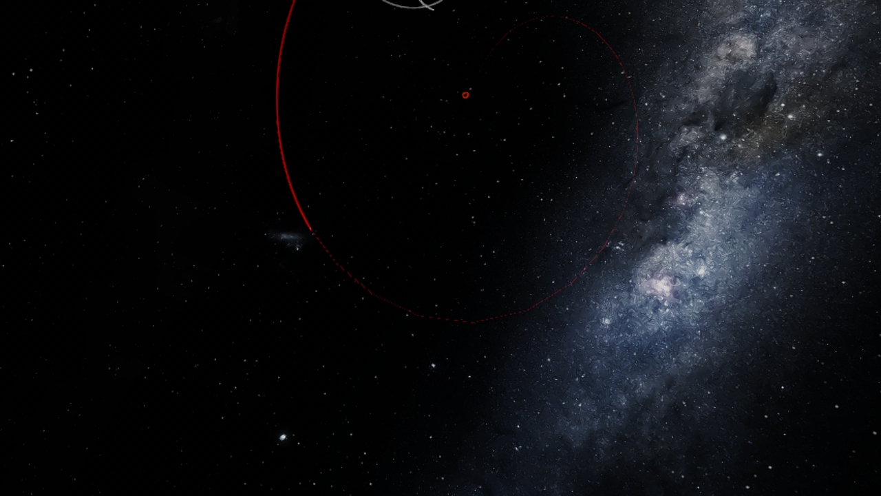 a three red giant binary syatem (a.c.a a three body problem
