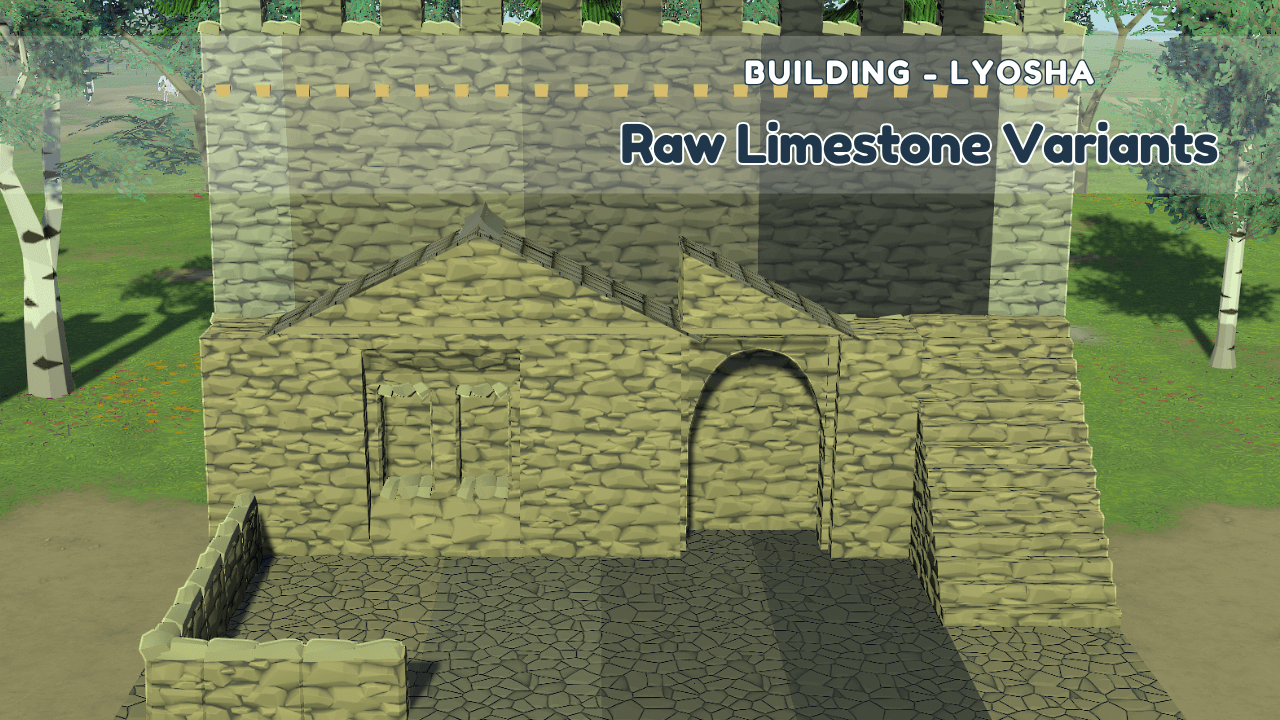 Building - Raw Limestone Variants