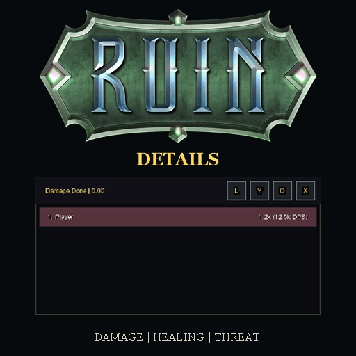 Ruin Details - Damage Meter