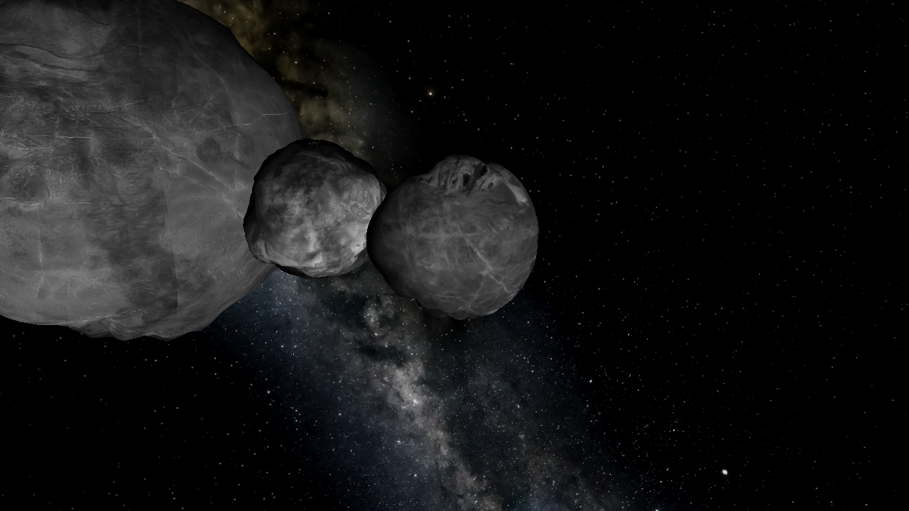 Saturn Moon Size Comparison