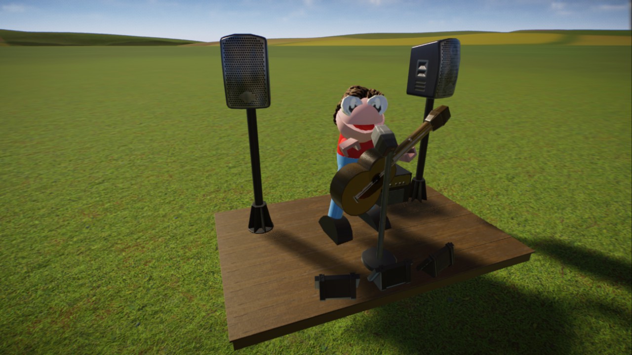 Small stage singer / entertainer
