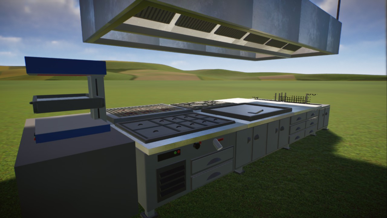 Kitchen cooking island