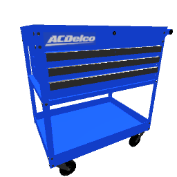 AC Delco 4 Drawer Service Cart