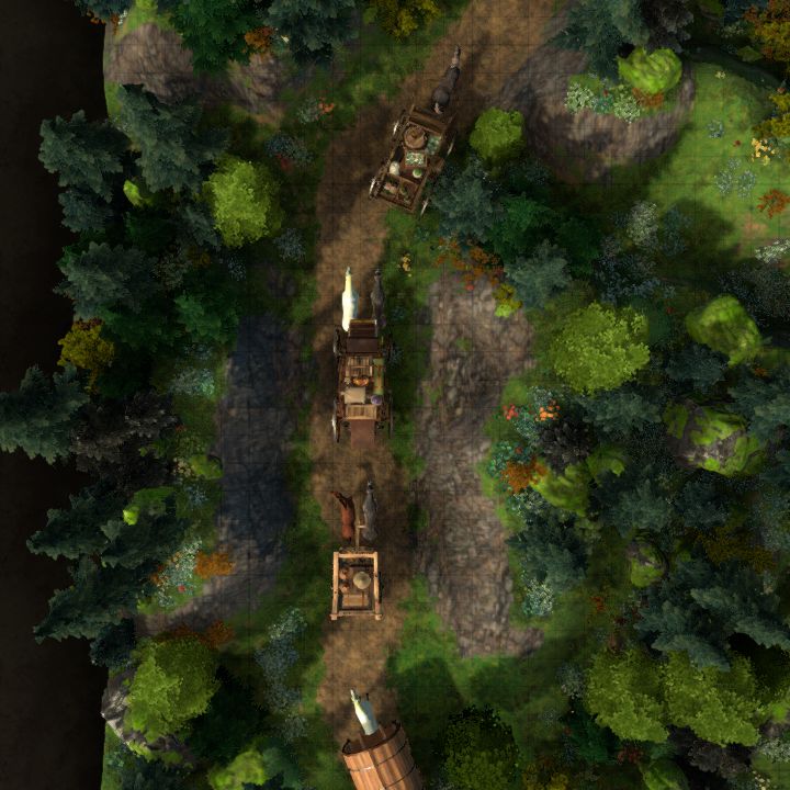 Sword Coast - Trollbark forest caravane