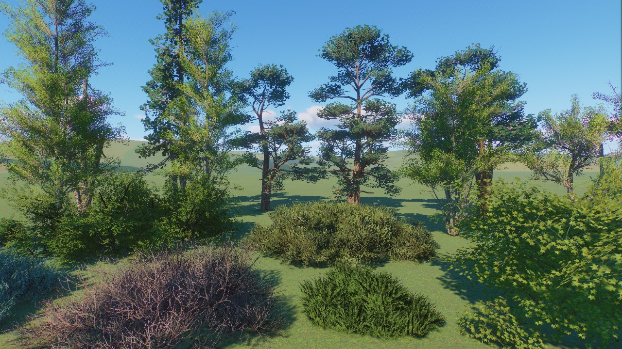 Additional Trees And Bushes