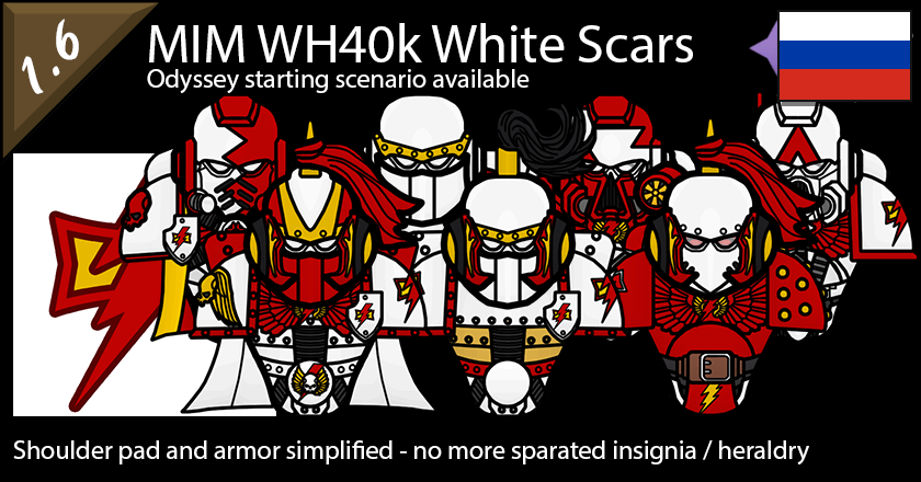 MIM Warhammer 40k White Scars RUS