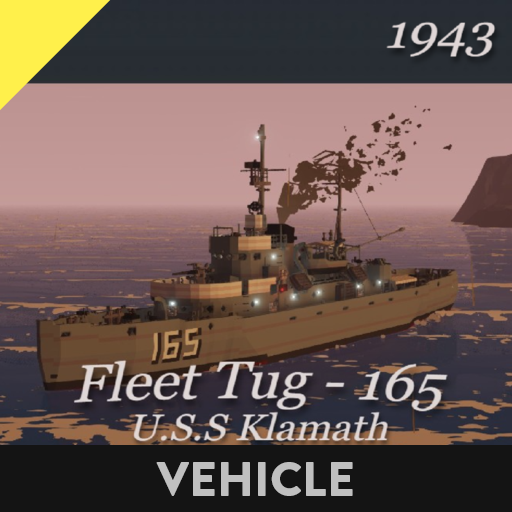 U.S.S Klamath [1943] - U.S Fleet tug [TF] 165
