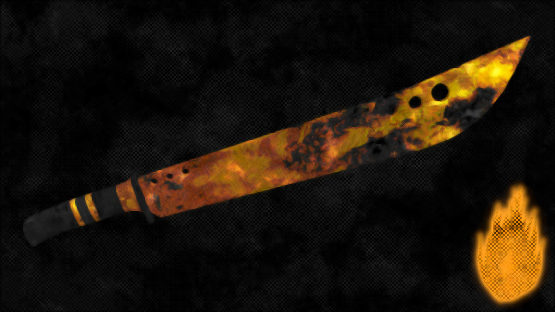 Fire Storm Machete [Free Drop / Store]