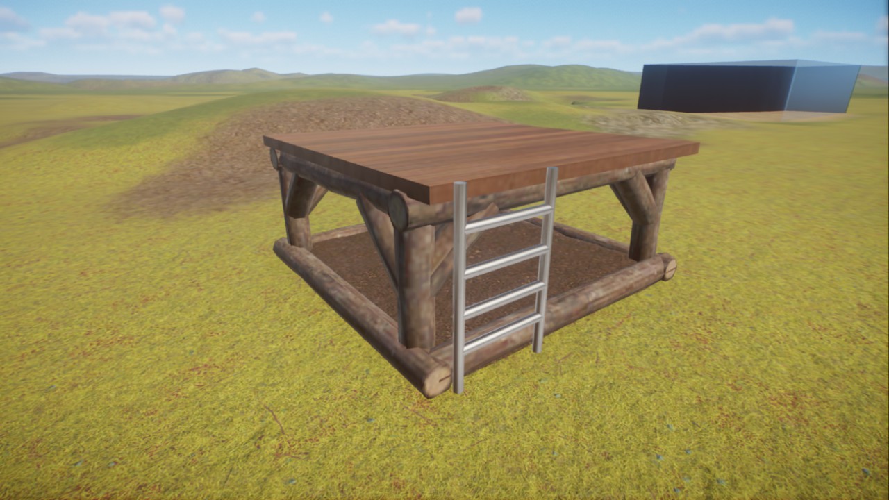 Raised lying area preview